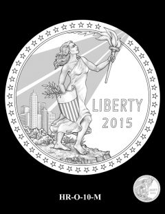 2015 High Relief Silver Medal Candidate Design, HR-O-10-M
