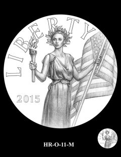 2015 High Relief Silver Medal Candidate Design, HR-O-11-M