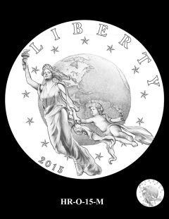 2015 High Relief Silver Medal Candidate Design, HR-O-15-M