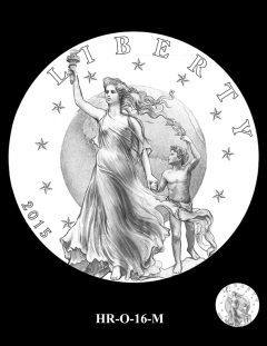 2015 High Relief Silver Medal Candidate Design, HR-O-16-M