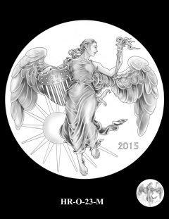2015 High Relief Silver Medal Candidate Design, HR-O-23-M