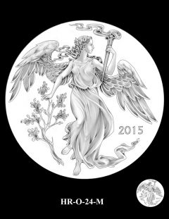 2015 High Relief Silver Medal Candidate Design, HR-O-24-M