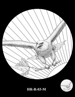 2015 High Relief Silver Medal Candidate Design, HR-R-03-M