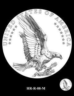 2015 High Relief Silver Medal Candidate Design, HR-R-08-M