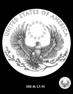 2015 High Relief Silver Medal Candidate Design, HR-R-13-M