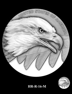 2015 High Relief Silver Medal Candidate Design, HR-R-16-M