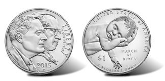 2015 March of Dimes Silver Dollar Images Revealed 2015-P Uncirculated March of Dimes Silver Dollar