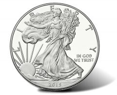2015-W American Eagle Silver Proof Coin - Obverse