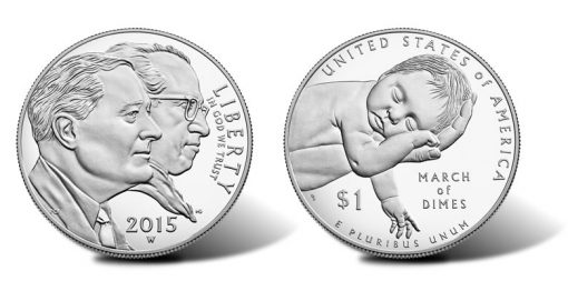 2015-W Proof March of Dimes Silver Dollar