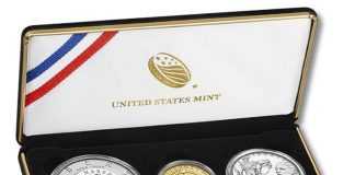 2015 US Marshals Gold Coin Prices US Marshals Service 225th Anniversary Three Coin Proof Set
