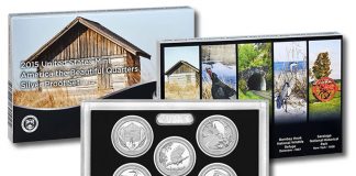 2015 America the Beautiful Quarters in Silver Proof Set 2015 America the Beautiful Quarters Silver Proof Set