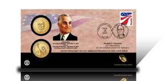 2015 Harry S. Truman $1 Coin Cover Available 2015 Harry S. Truman $1 Coin Cover