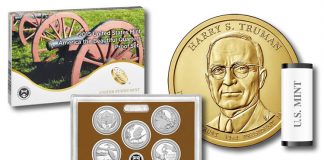 2015 Quarters, Truman $1s, Marshals Coins; Popular News 2015 Quarters Proof Set and Truman $1 Coin