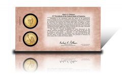 Back of Harry S. Truman $1 Coin Cover