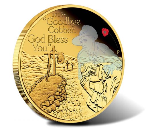 2015 $25 Goodbye Cobber Gold Proof Coin