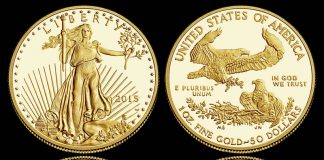 2015 Proof Gold Eagle Prices 2015-W $50 Proof American Gold Eagle