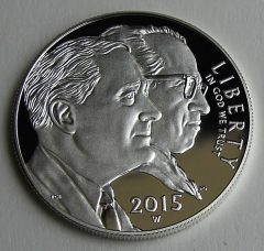 2015-W Proof March of Dimes Silver Dollar – Obverse