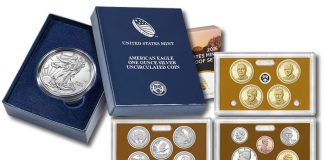 2015 Proof Set, Unc. Silver Eagle and Popular News 2015-W Uncirculated Silver Eagle and 2015 Proof Set