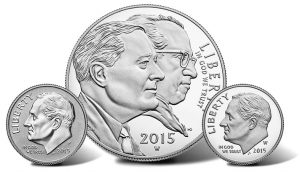 Coins in 2015 March of Dimes Special Silver Set