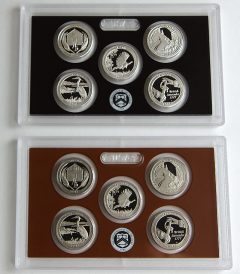 Photo of Silver and Clad 2015 America the Beautiful Quarters