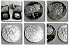Photos of March of Dimes Silver Dollars