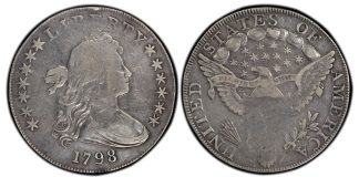 PCGS Certifies New 1798 Draped Bust Dollar Variety 1798 Bust dollar variety, 1798 B-34, BB-126