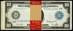 1914 $10 Federal Reserve Notes, Dallas - Half Pack