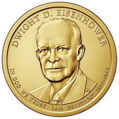 20145 Dwight D. Eisenhower Presidential $1 Coin