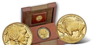 2015-W $50 Proof American Buffalo Gold Coin Released 2015-W Proof American Gold Buffalo and Case