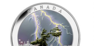 Canadian 2015 Summer Storm Coin Glows Under Black Light Canadian 2015 $20 Summer Storm 1 Oz Silver Coin