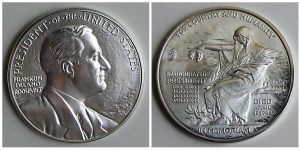 Franklin D. Roosevelt Presidential Silver Medal