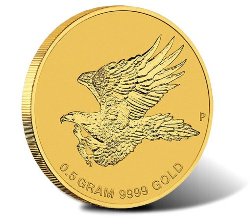 2015 $2 Australian Wedge-Tailed Eagle 0.5g Gold Coin