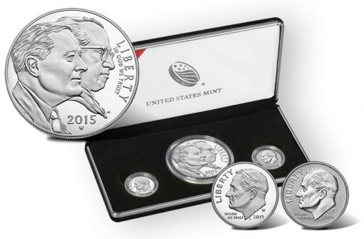 2015 March of Dimes Special Silver Set and Coin Images