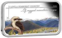 2015 Ragged Mountain Ranges Silver Rectangle Coin