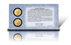 Back of Dwight D. Eisenhower $1 Coin Cover