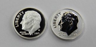 2015 Truman Coin and Chronicles Set Images 2015 10c proof and reverse proof