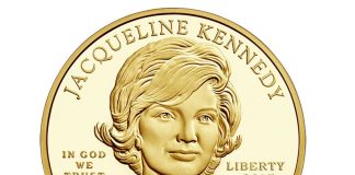 2015 Jacqueline Kennedy First Spouse Gold Coins Available 2015-W $10 Proof Jacqueline Kennedy First Spouse Gold Coin - Obverse