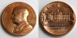 Truman Chronicles Set, New Quarter; Popular News Harry S. Truman Presidential Bronze Medal