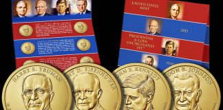 Annual 2015 Presidential $1 Coin Uncirculated Set Released 2015 Presidential $1 Coin Uncirculated Set