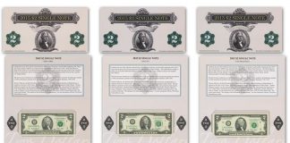 2015 $2 Single Note Collection Includes Three Banknotes 2015 $2 Single Note Collection