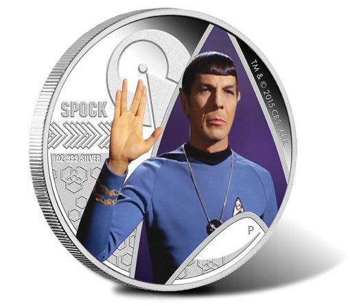 2015 Spock 1oz Silver Proof Coin