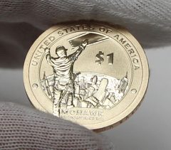 2015-W Enhanced Uncirculated Native American $1 Coin, Reverse-a