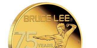 2015 Australian Silver and Gold Coin Products for August 75th Anniversary of Bruce Lee 2015 1-4oz Gold Proof Coin