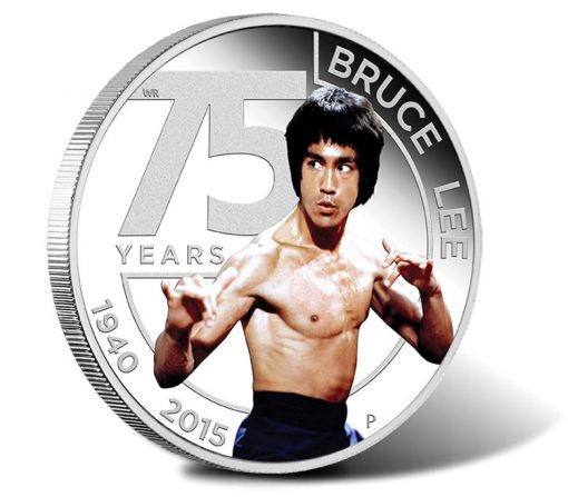 75th Anniversary of Bruce Lee 2015 1oz Silver Proof Coin