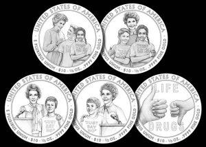 Nancy Reagan FS Gold Coin Candidate Designs