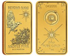 2015 Argyle Pink Diamond 1oz Gold Ingo