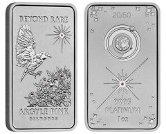 2015 Argyle Pink Diamond 1oz Platinum Ingo