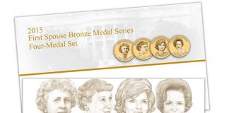 2015 First Spouse Bronze Four-Medal Set 2015 First Spouse Bronze Four-Medal Set