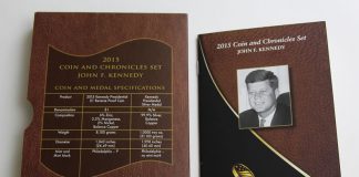 2015 John F. Kennedy Coin & Chronicles Set Photos 2015 John F. Kennedy Coin and Chronicles Set Specifications and Booklet