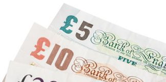 UK Moves to Polymer for £20 Banknotes British five, ten and twenty pound notes